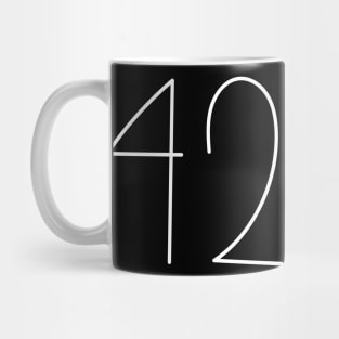 42 The Answer To Life The Universe And Everything Mug